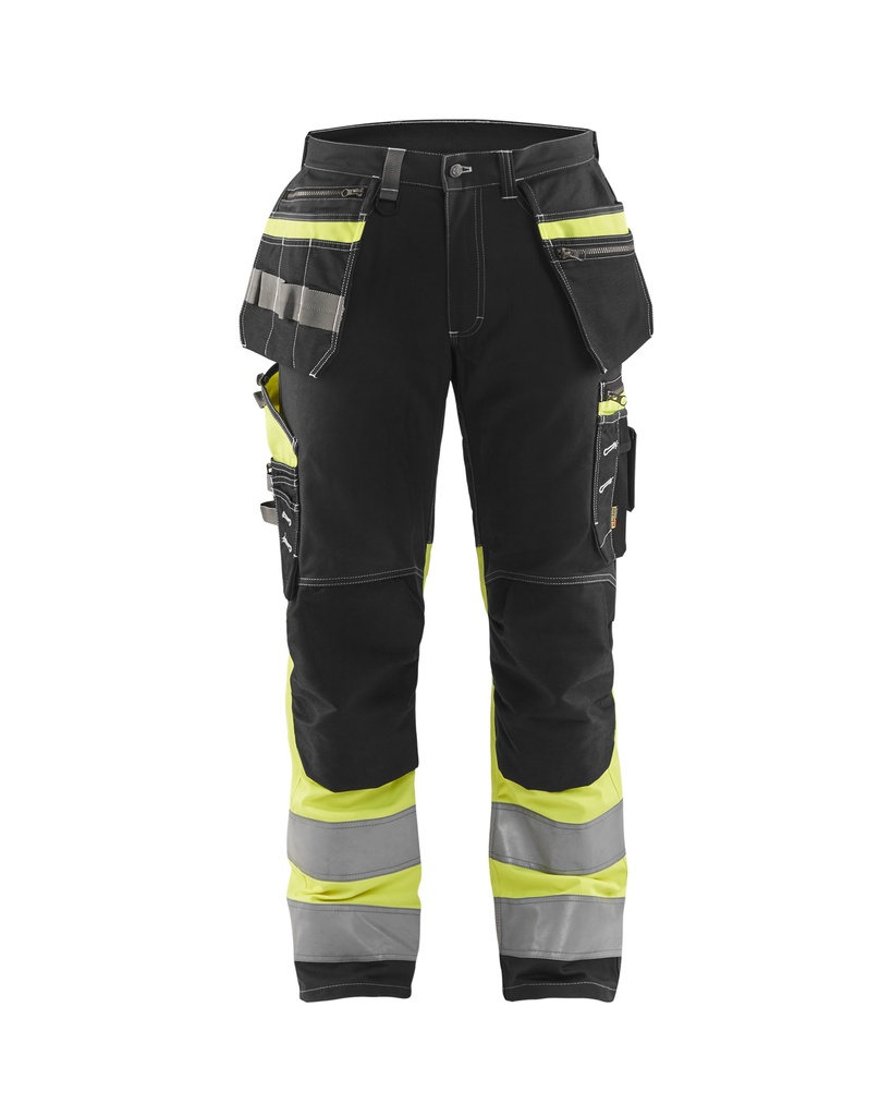 1794 High Vis werkbroek met stretch en gereedschapszakken