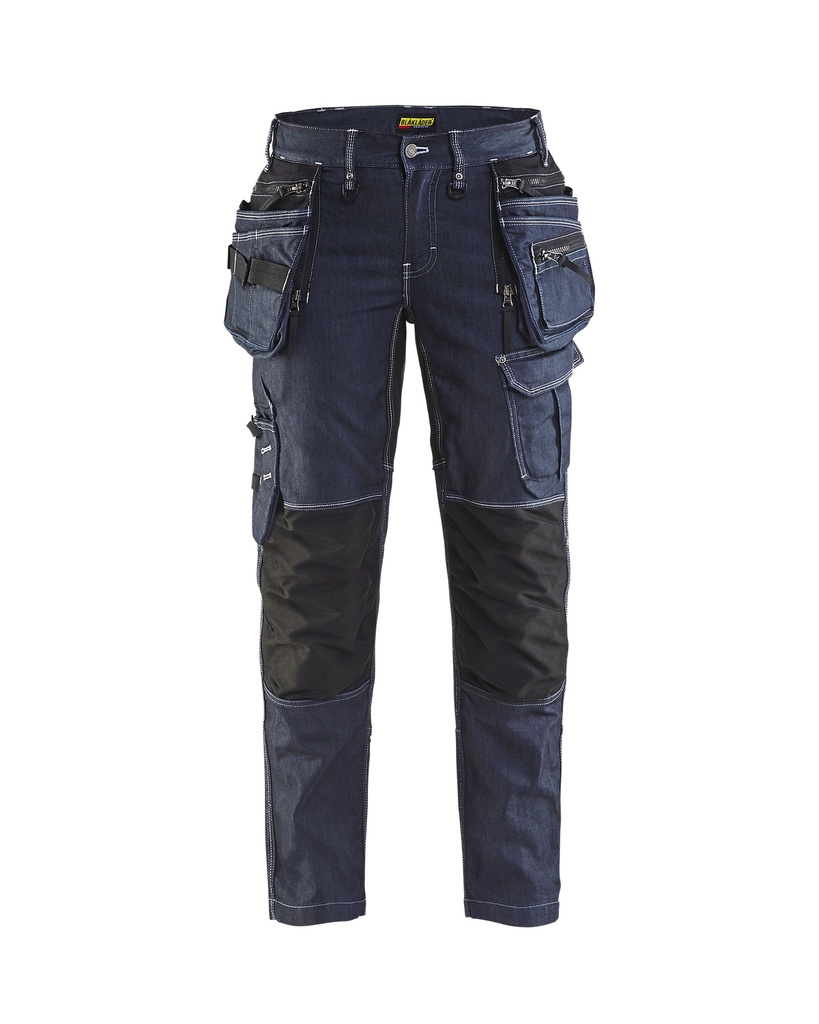 7990 Dames Werkbroek denim stretch X1900