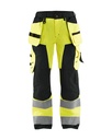7156 Dames High Vis werkbroek met gereedschapzakken