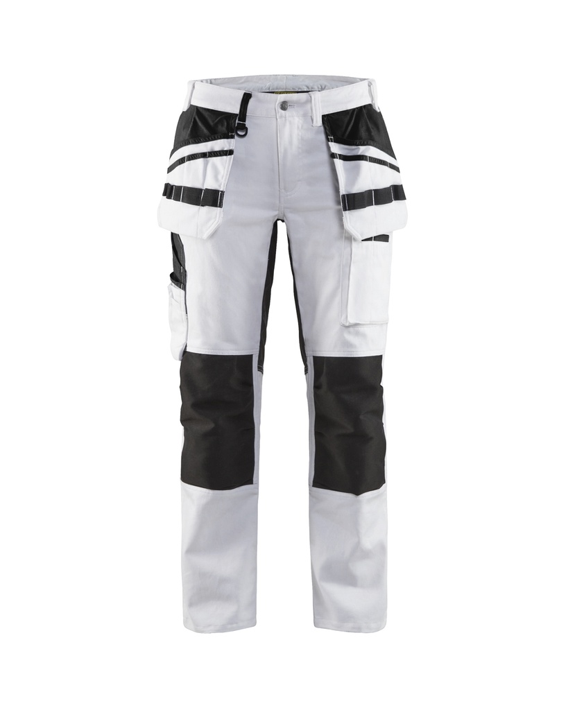 7910 Dames Schildersbroek met stretch en gereedschapszakken