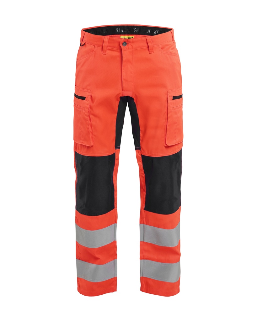 1585 High Vis werkbroek met stretch