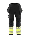 1821 High Vis werkbroek softshell met gereedschapszakken