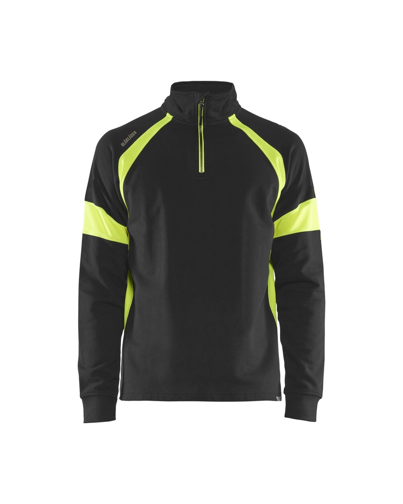 3550 Sweatshirt met halve rits Visible