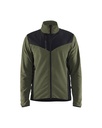 5942 Gebreid vest met softshell