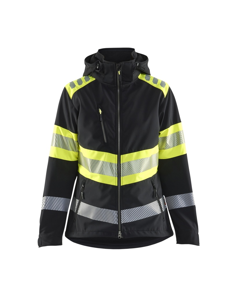 4404 Dames Softshell Jack High Vis
