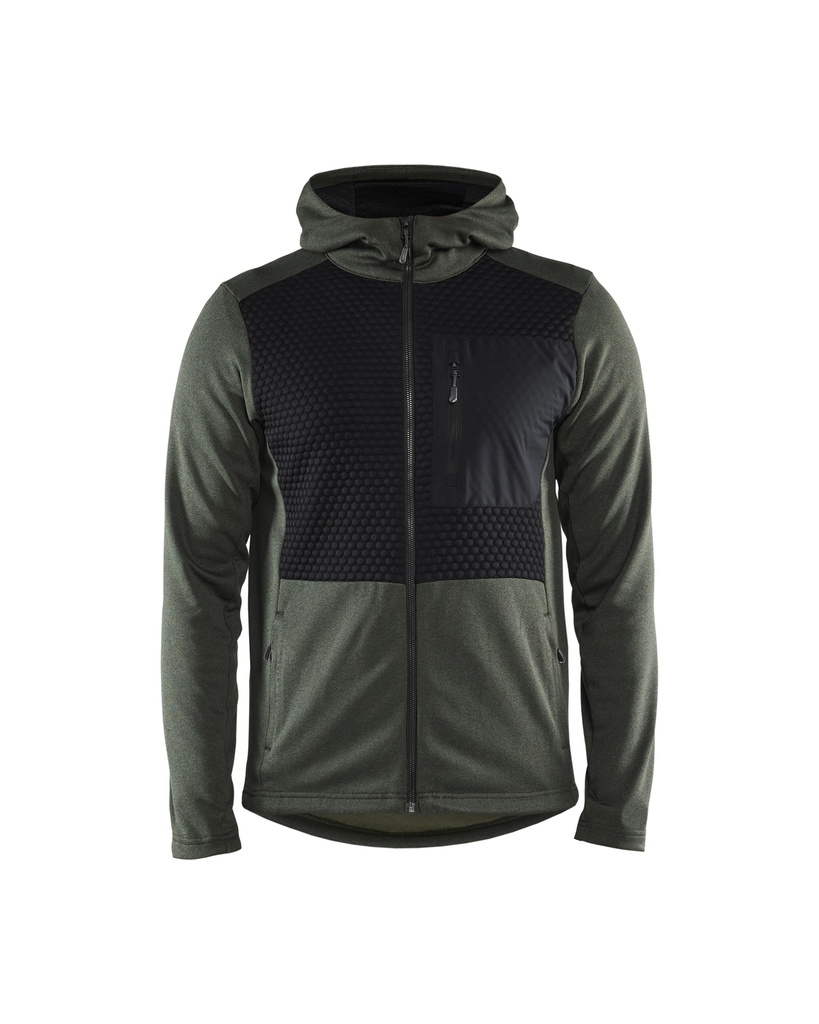 3540 Hooded sweatshirt met rits