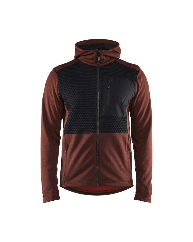 3540 Hooded sweatshirt met rits
