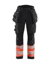 7114 Dames High Vis Werkbroek Softshell