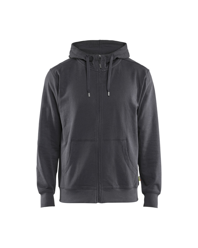 3366 Hooded Sweatshirt met rits katoen