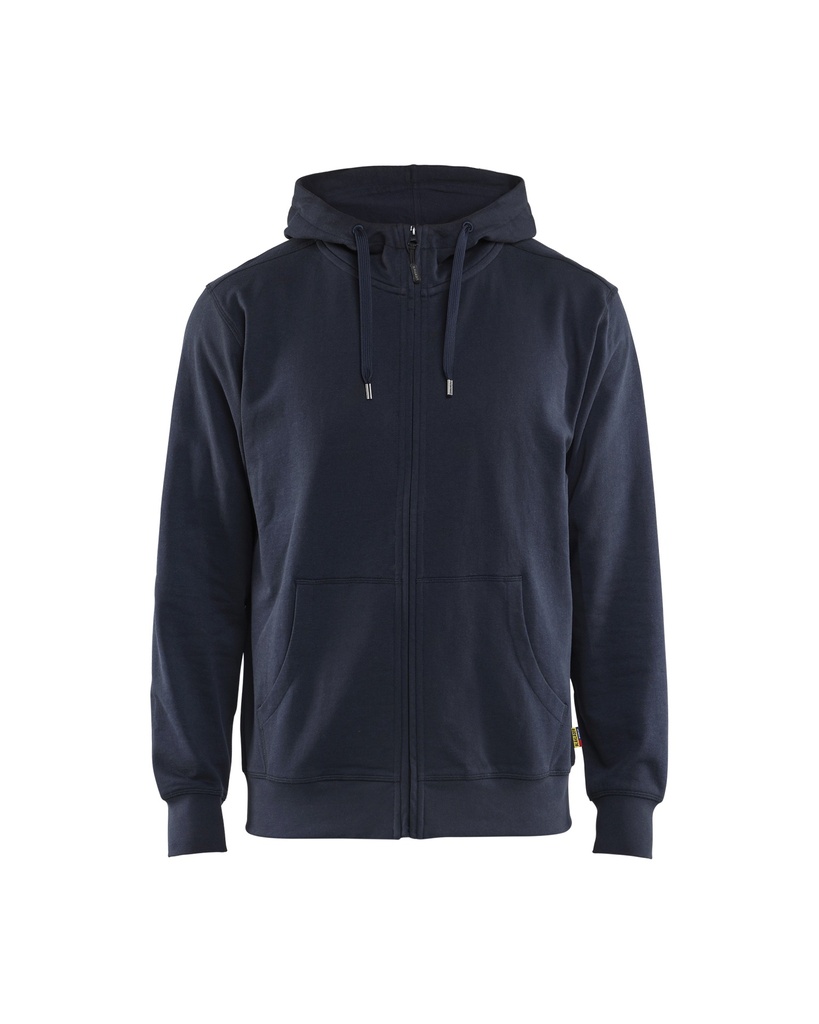 3366 Hooded sweatshirt met rits