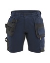 7133 Dames Short 2-weg stretch met gereedschapszakken