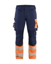 1126 High Vis werkbroek 4-weg stretch