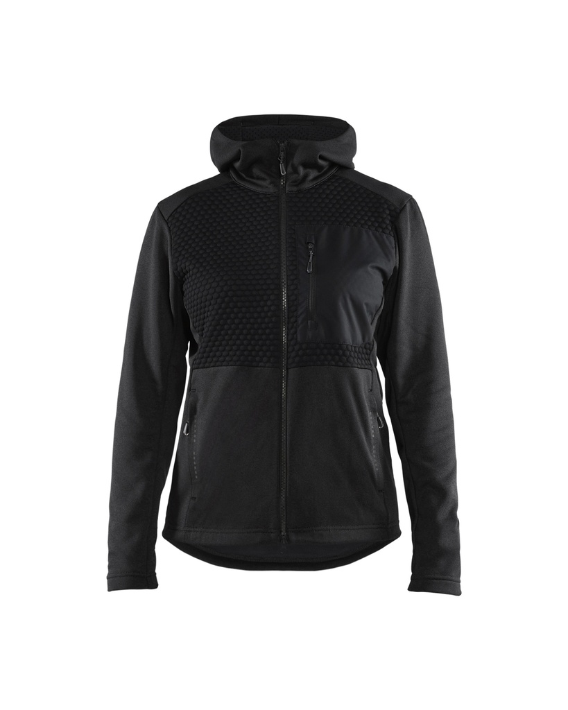 3542 Dames Hooded sweatshirt met rits