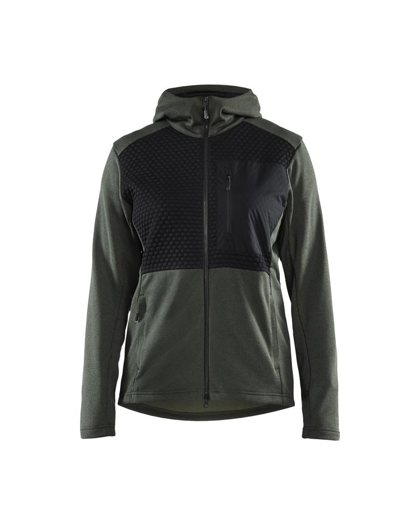 3542 Dames Hooded sweatshirt met rits