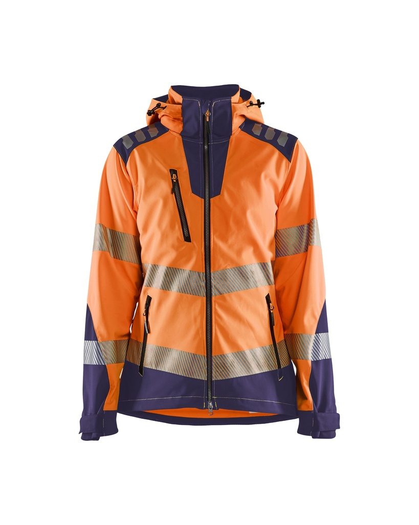 4791 Dames Softshell jack High Vis