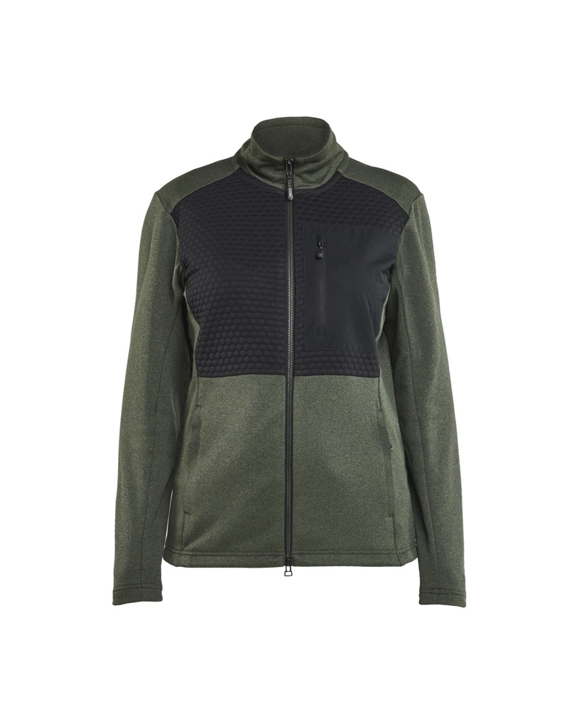 3549 Dames Sweatshirt met hele rits