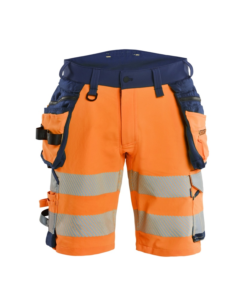 1120 High Vis Short 4-weg stretch met gereedschapzakken
