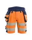 1120 High Vis Short 4-weg stretch met gereedschapzakken