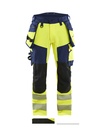 1122 High Vis werkbroek 4-weg stretch met gereedschapszakken