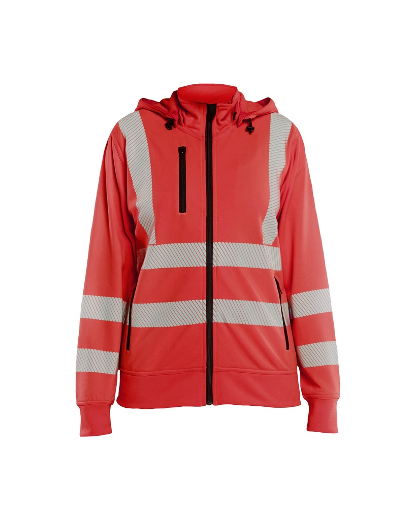3574 Dames Sweatshirt met afneembare capuchon High Vis