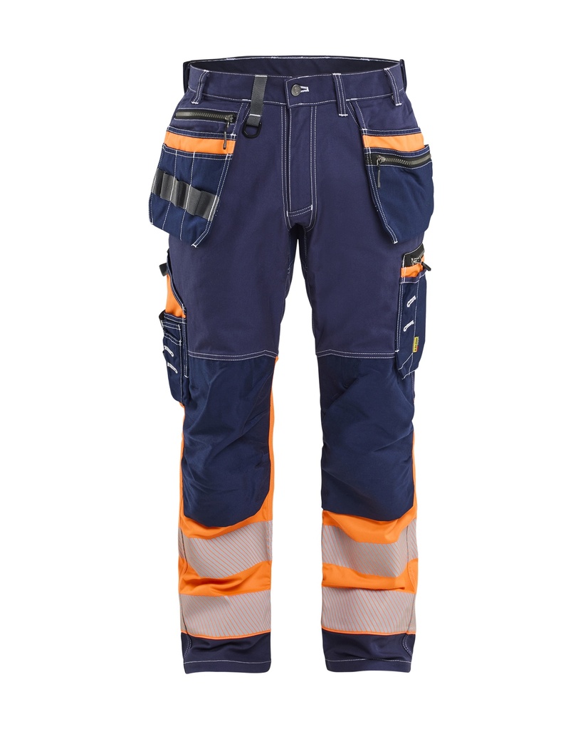 1794 High Vis werkbroek met stretch en gereedschapszakken
