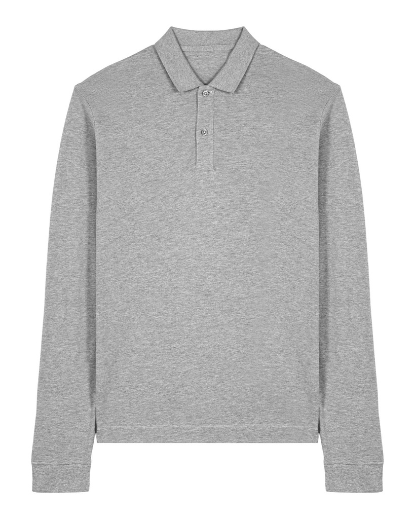 Prepster 2.0 Long Sleeve Polo Heather Grey