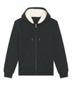Hygger Sherpa Zip Hoodie Black