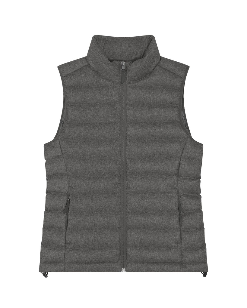 Stella Climber Wool-Like Padded Jacket Deep Metal Heather Grey