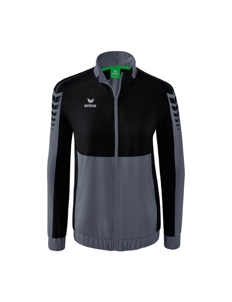 Six Wings presentatiejack slate grey/zwart Dames