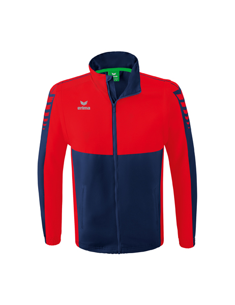 Six Wings jack met afneembare mouwen new navy/rood