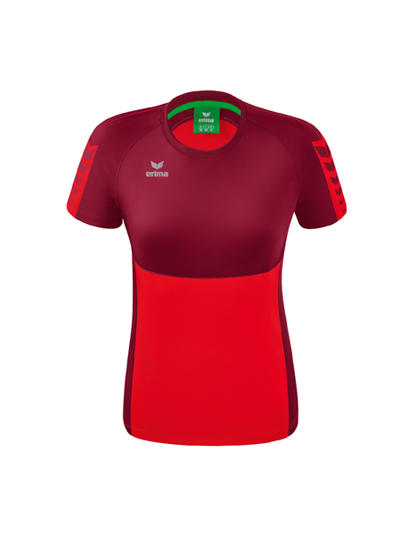 Six Wings T-shirt rood/bordeaux Dames
