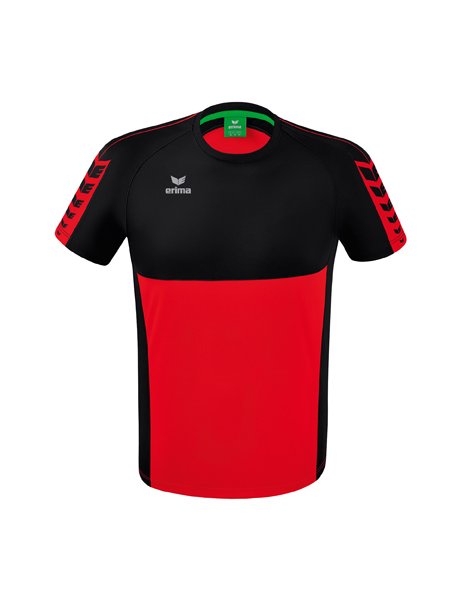 Six Wings T-shirt rood/zwart
