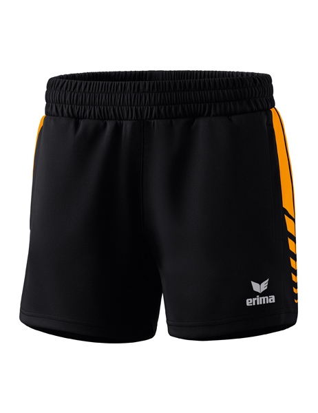 Six Wings worker short zwart/new orange Dames