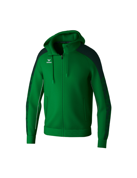 EVO STAR trainingsjack met capuchon smaragd/pine grove
