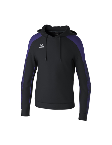 EVO STAR sweatshirt met capuchon zwart/ultra violet