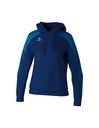 EVO STAR sweatshirt met capuchon new navy/mykonos blue Dames