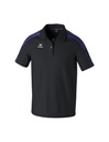EVO STAR polo zwart/ultra violet