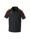 EVO STAR polo zwart/oranje