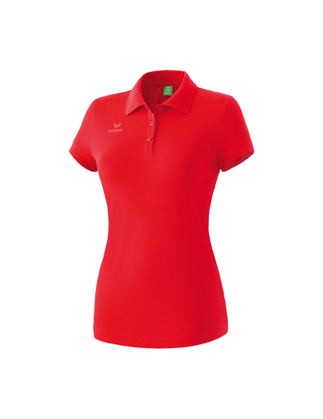 Casual Basics Teamsport polo rood Dames