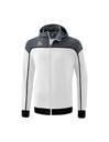 CHANGE by erima trainingsjack met capuchon wit/slate grey/zwart