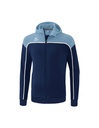 CHANGE by erima trainingsjack met capuchon new navy/faded denim/wit
