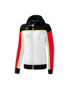 CHANGE by erima trainingsjack met capuchon wit/zwart/rood Dames