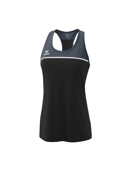 CHANGE by erima tanktop black grey/slate grey/wit Dames