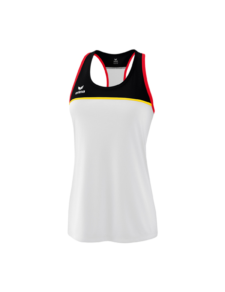 CHANGE by erima tanktop wit/zwart/rood Dames