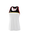 CHANGE by erima tanktop wit/zwart/rood Dames