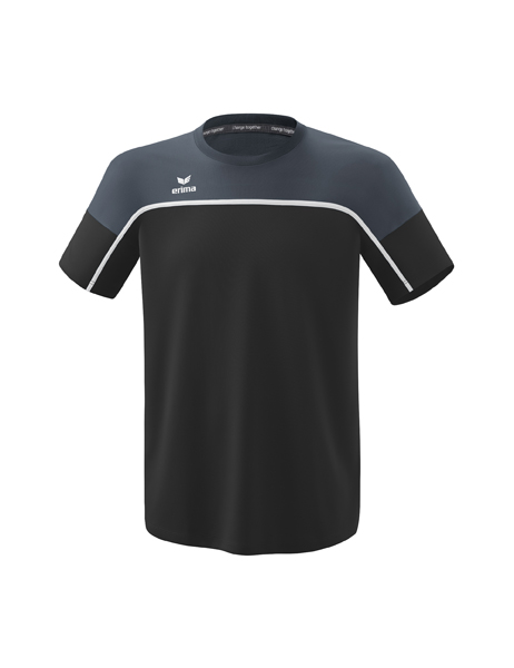 CHANGE by erima T-shirt black grey/slate grey/wit