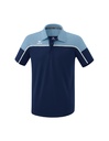 CHANGE by erima polo new navy/faded denim/wit