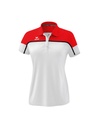 CHANGE by erima polo wit/rood/zwart Dames