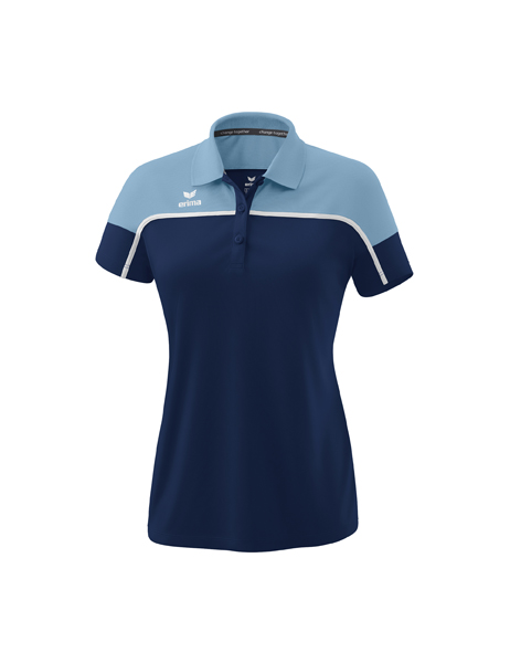 CHANGE by erima polo new navy/faded denim/wit Dames