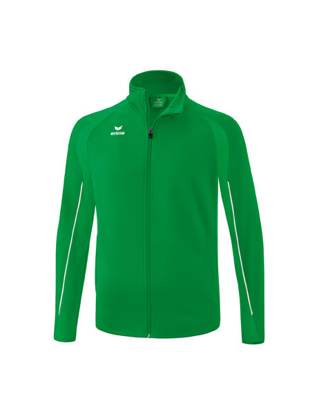 LIGA STAR polyester trainingsjack smaragd/wit